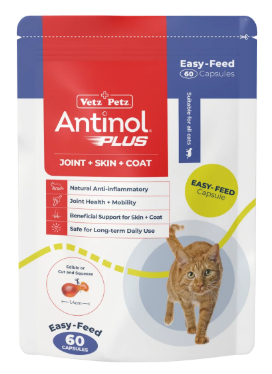 Get 5-10% off joint, skin and gut supplements from Vetz Petz