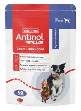 Get 5-10% off joint, skin and gut supplements from Vetz Petz